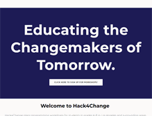 Tablet Screenshot of hack4change.org